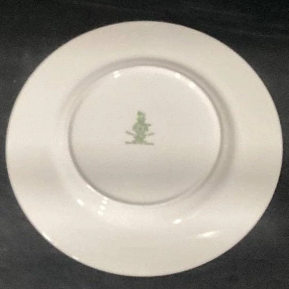 Royal Doulton Amulet Salad Plates, Set of 4, White Floral Bone China Dinnerware